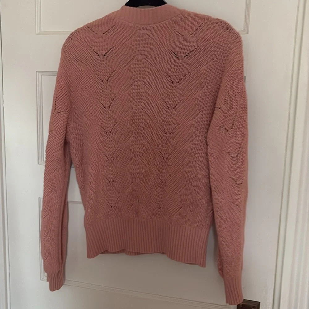 NEW LOFT Soft Pink Cardigan Sweater. Size M. - Picture 5 of 9